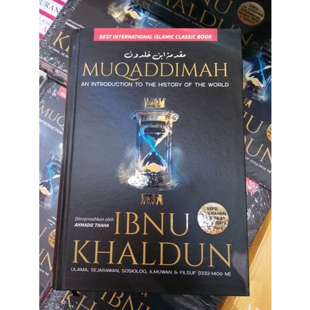 BUKU MUQADDIMAH AN INTRODUCTION TO THE HISTORY OF THE WORLD BAHASA INDONESIA - IBNU KHALDUN [ORIGINAL]