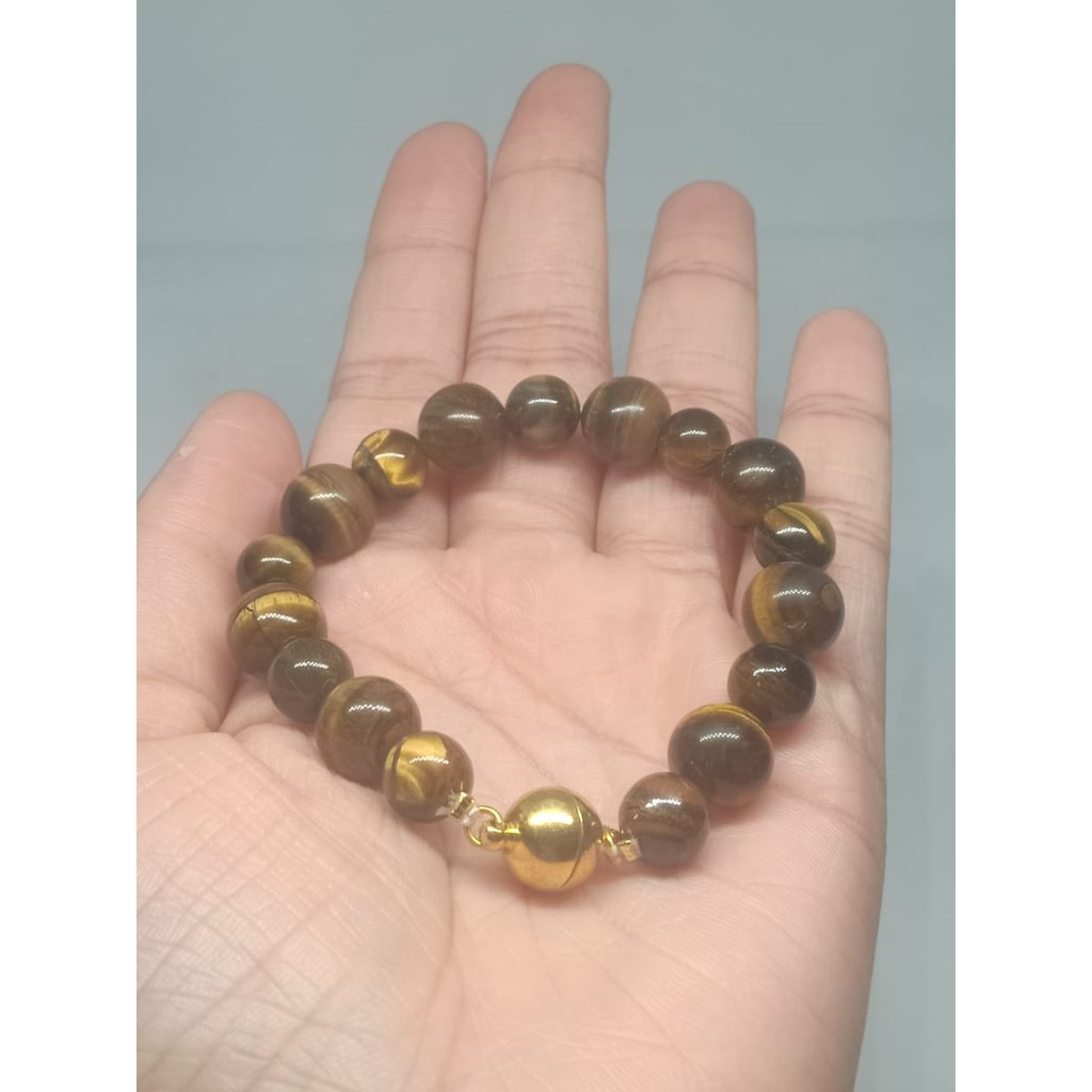 Gelang Tiger Eye Free Kotak