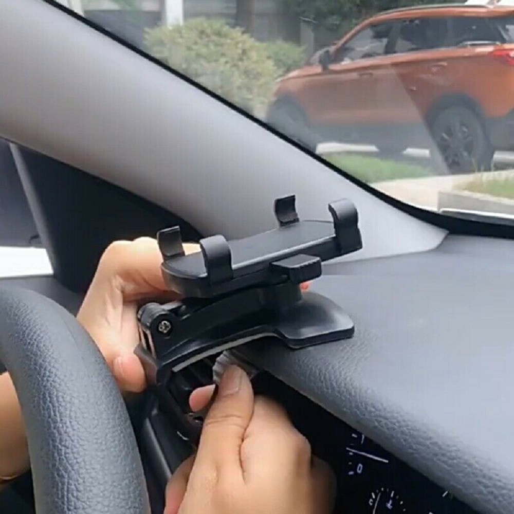 【COD Tangding】360° Clamp Dashboard Mobile In Car Phone Holder Mount Stand Cradle Universal GPS