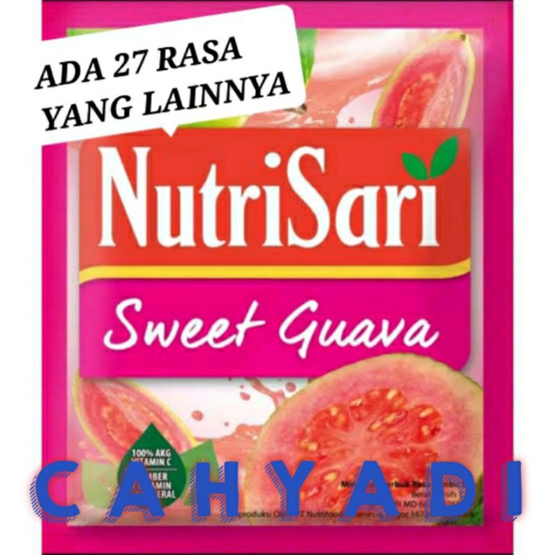 

Nutrisari Sweet Guava per renceng