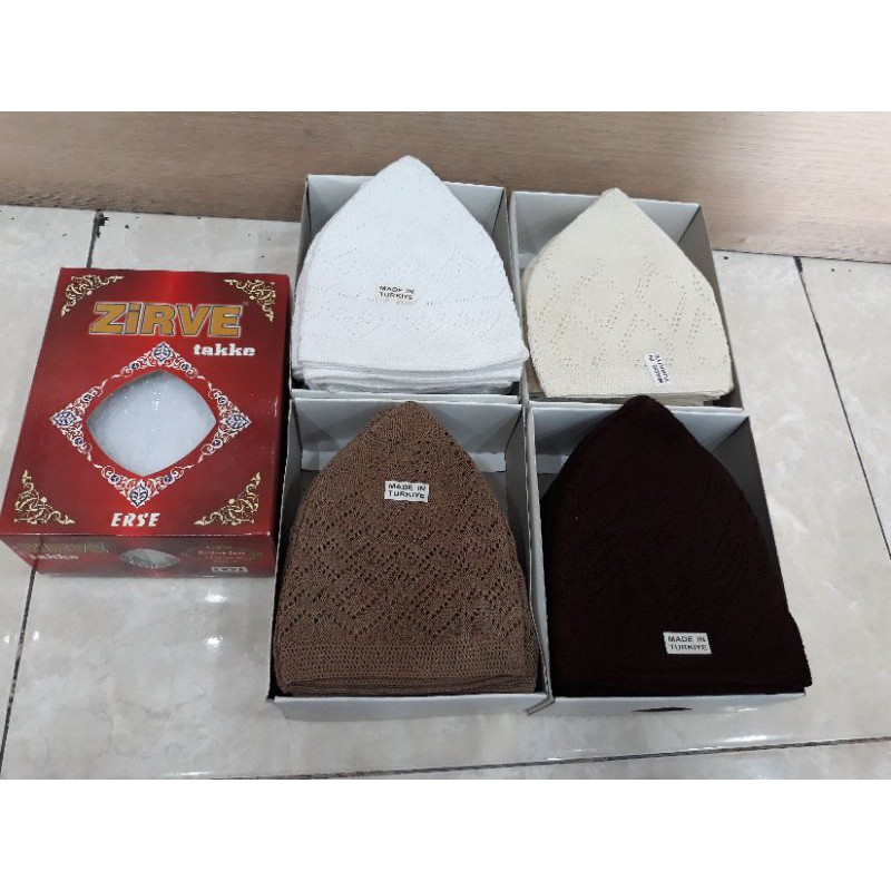 Kopyah Rajut Zirve| kopyah bulat| Kopyah Rajut pria |TERLARIS