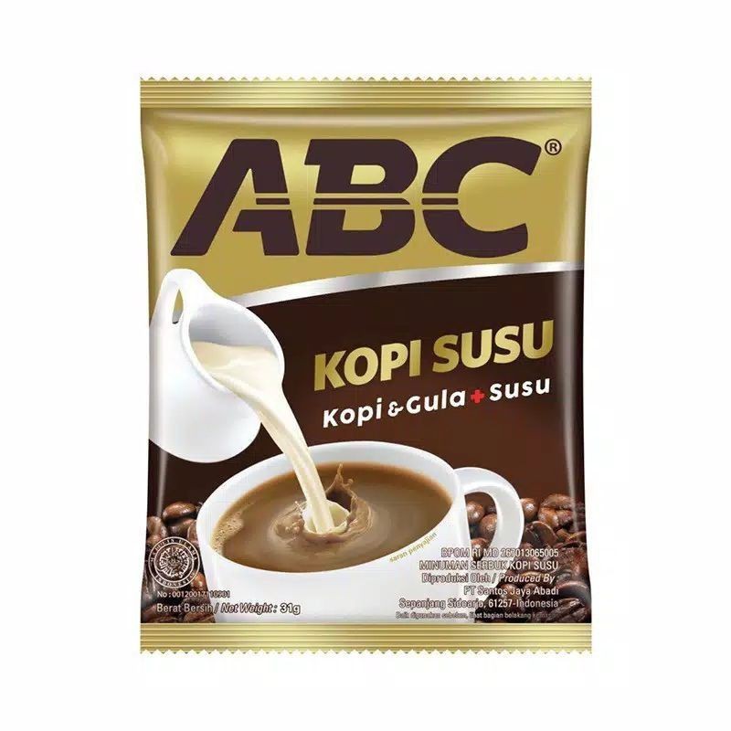 KOPI ABC KOPI SUSU sachet 31gr