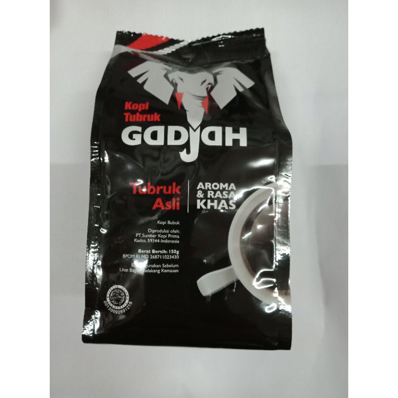 

GADJAH KOPI TUBRUK 150gr