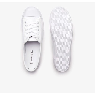 white canvas shoes lacoste