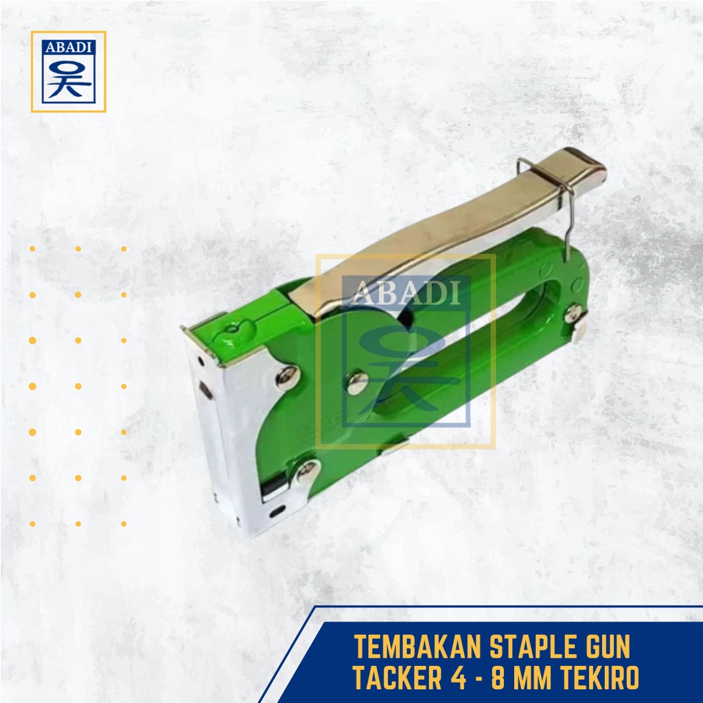 

TEMBAKAN STAPLES GUN TACKER 4 - 8 MM TEKIRO