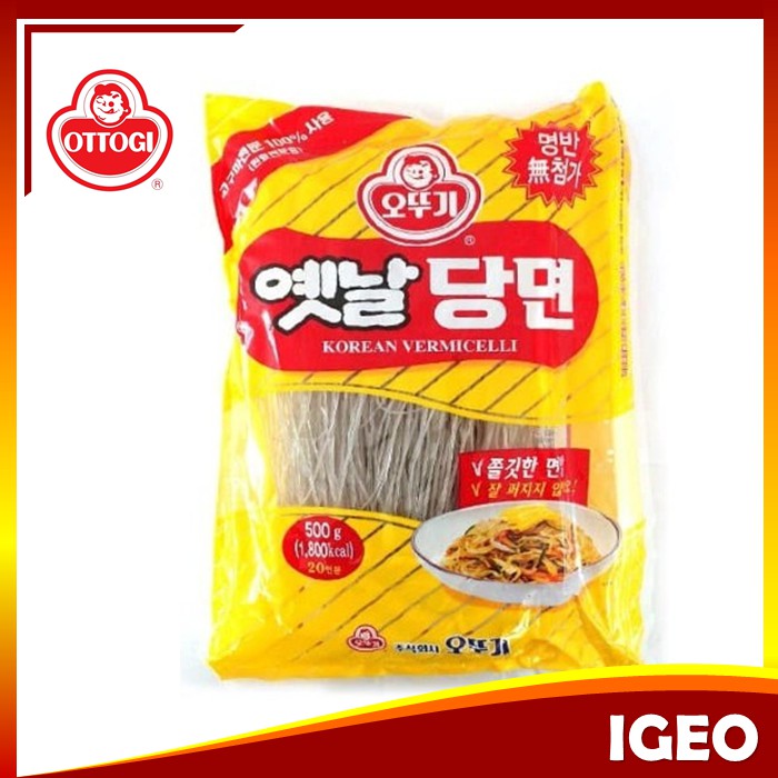 

Ottogi Japchae Dangmyeon Korean Vermicelli 500gr Korea Traditional Noodle