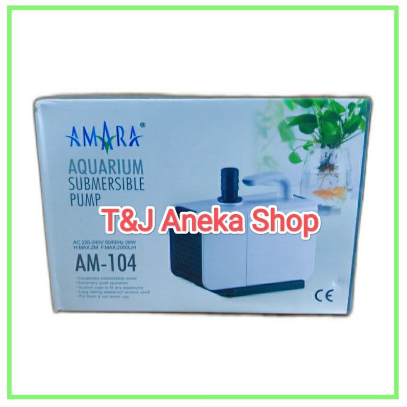 AMARA AM-104 - Power Head - Pompa Celup AM 104 - 26 watt - 2000 L/H
