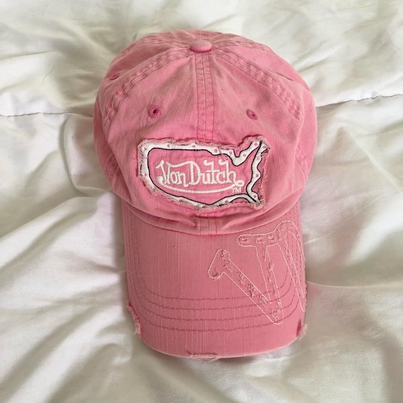 pink von dutch cap y2k