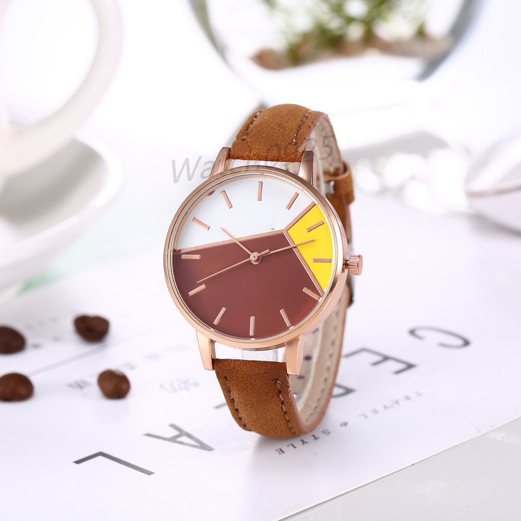 ✅[COD] Jam Tangan Wanita Kulit Simple Tahan Air Murah 8 Warna Import Terbaru