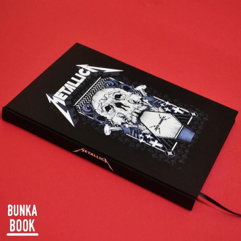

Note Book Hardcover Musik Metallica Death Magnetic Ukuran A5 Jurnal Agenda Planner Notebook Gift Couple