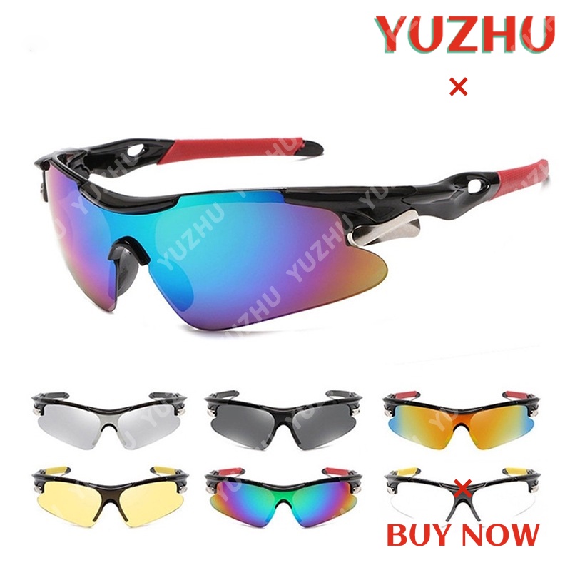 (YUZHU) COD Tahan Angin Naik Bersepeda Kacamata UV400 Sepeda Gunung Sepeda Jalan Kacamata Unisex MTB Sepeda Kacamata