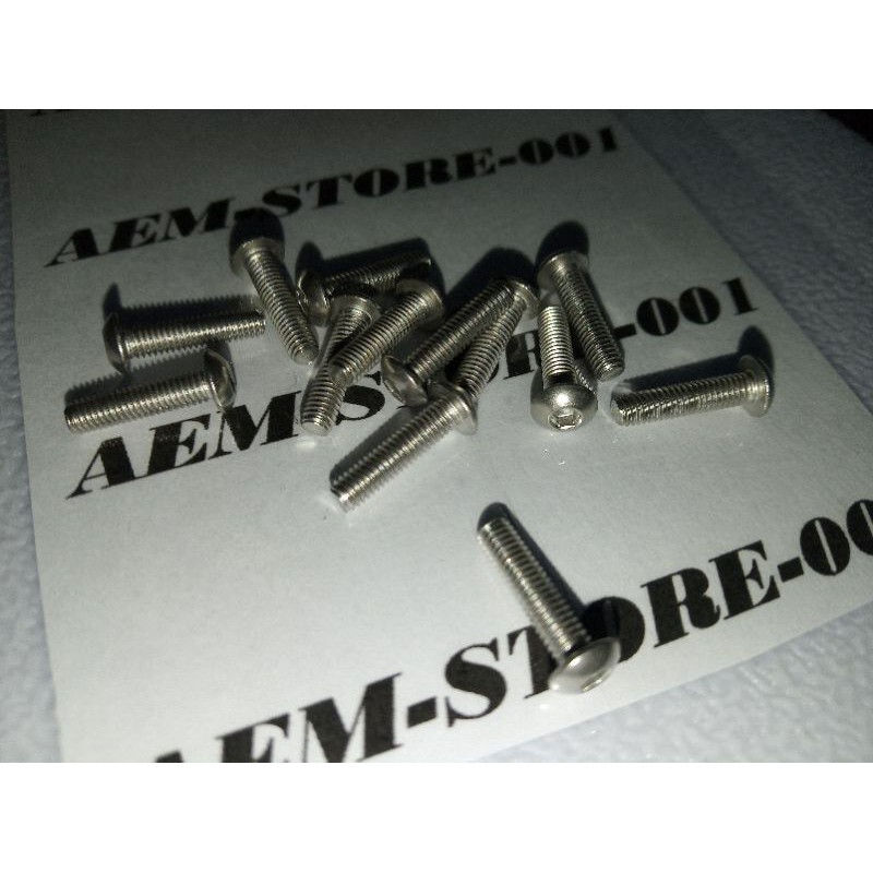 Button L M3 x 12 (1.2cm) stainless 304