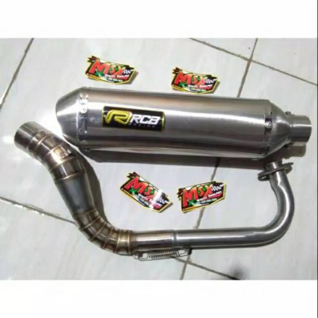 Knalpot RCB kapsul mio, vario ,nmax, beat, scoopy, aerox, xride, pcx dll .all motor metik