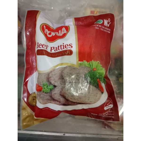 

Yona beef patties/ daging sapi 500 gr