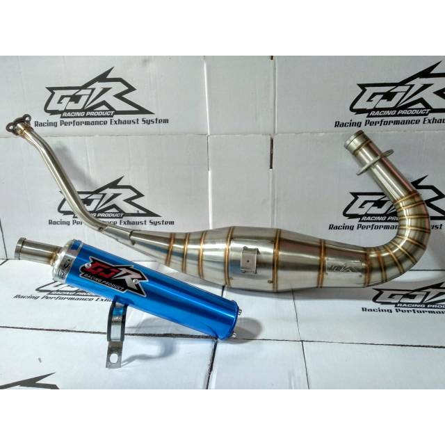 Knalpot GJR stainles for ninja R RR S SS