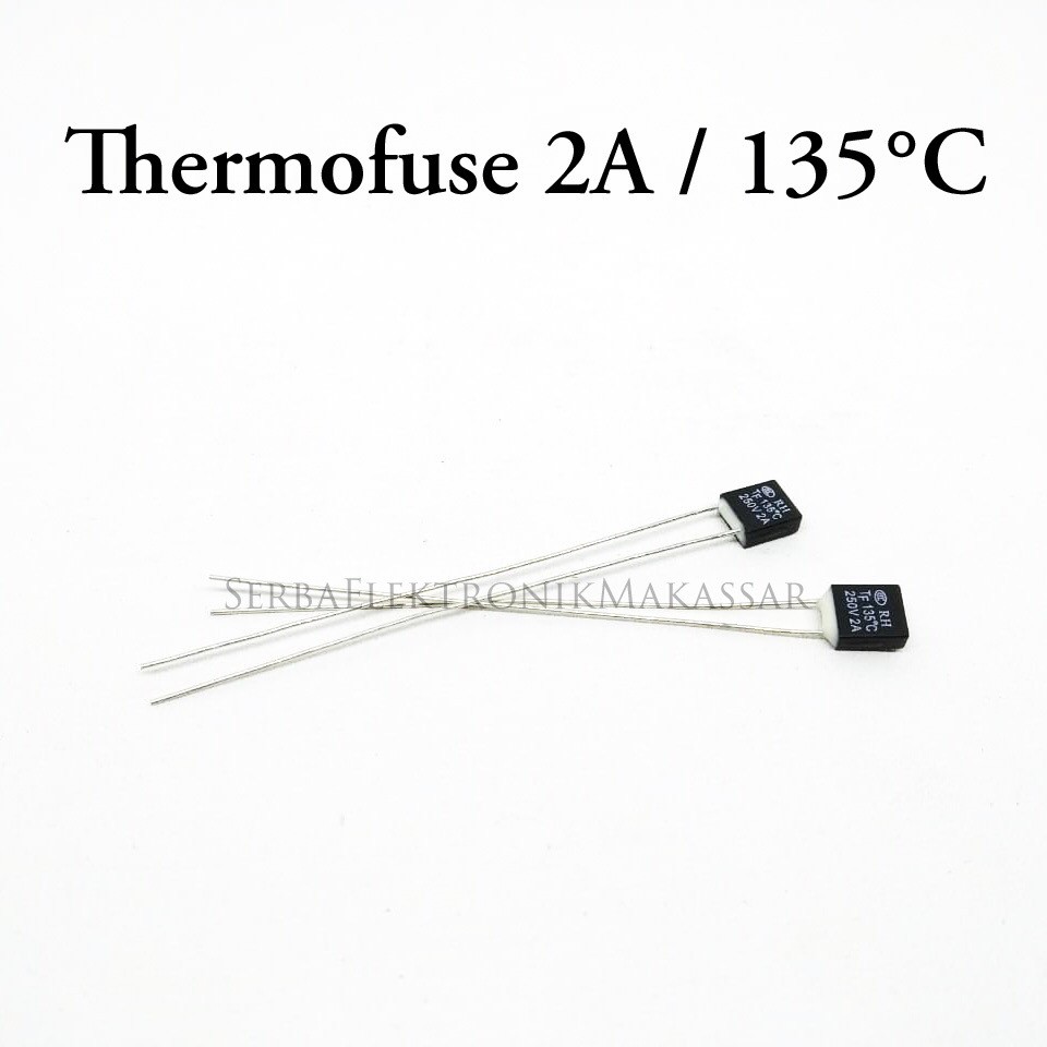 Thermofuse Sekring Motor Fan Kipas Angin 2A - 125 °C 130 °C 135 °C 10pcs