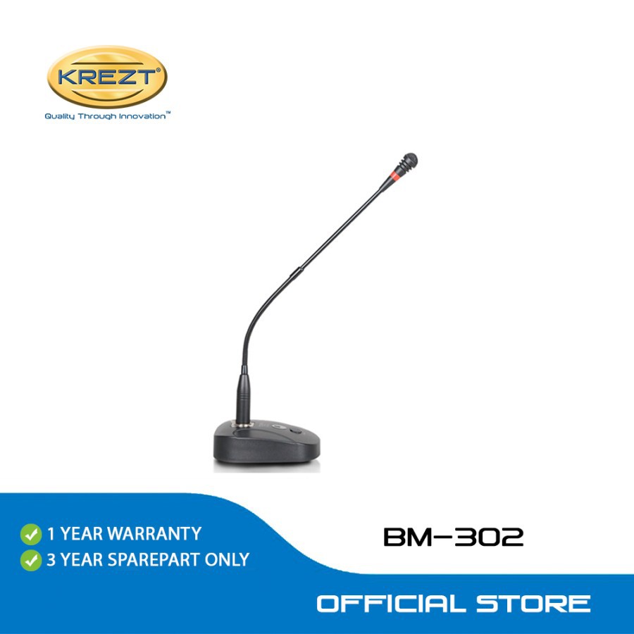 WIRED DESKTOP MICROPHONE KREZT BM-302 WITH BELL BUTTON