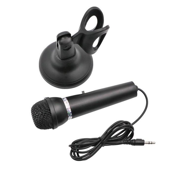 Standing MIC PC Microphone Laptop MEETING ZOOM 3.5mm Karaoke Net KTV