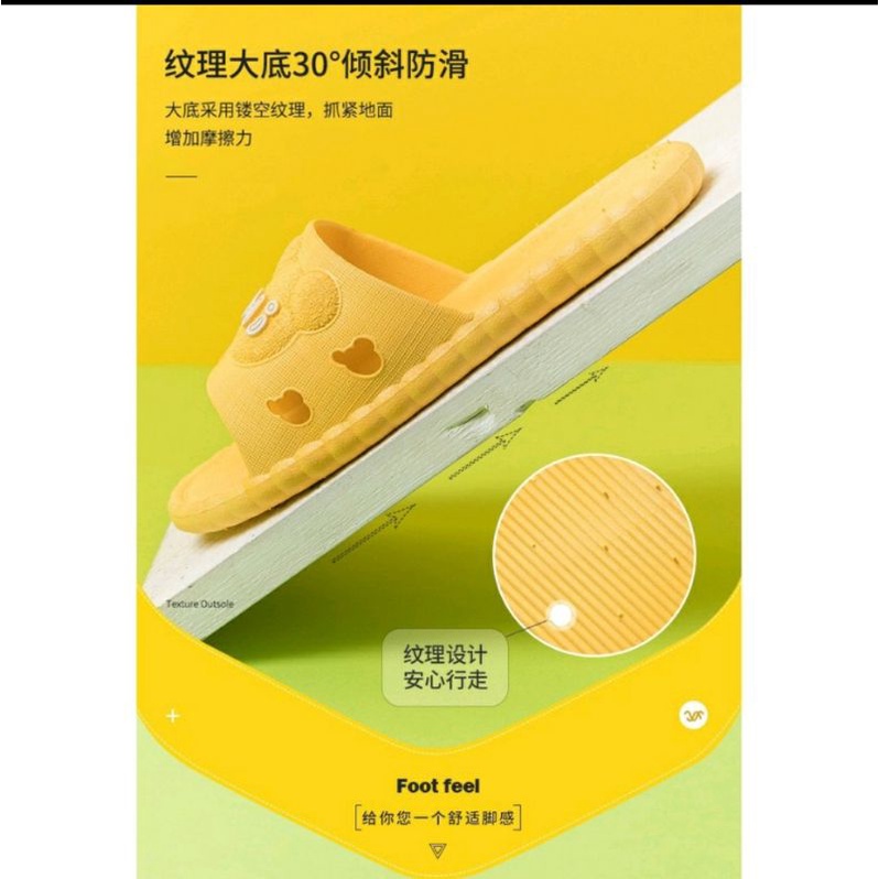 sandal import wanita bahan karet EVA empuk.lembut anti licin 001