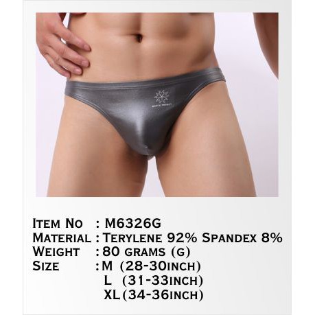 Celana Dalam Pria Brave Leather Thongs M6326