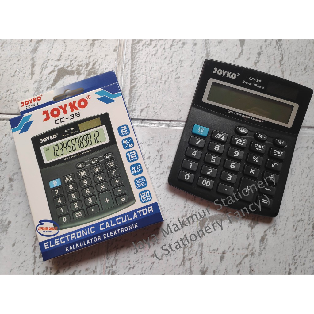 Kalkulator / Calculator Joyko 12 Digits Check Correct CC-39