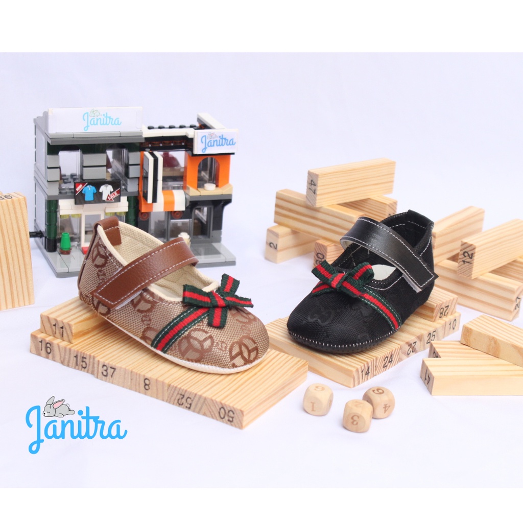 janitra sepatu baby prewalker sepatu bayi anak belajar jalan dan bayi gendong balet FONTANA