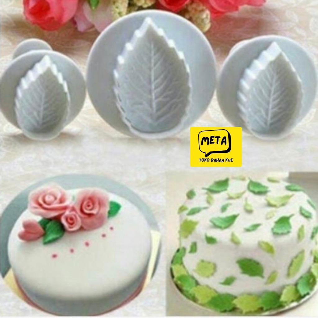 

CT-016 (3PCS) CETAKAN DAUN / CETAKAN COOKIE DAUN / CETAKAN BISKUIT / PLUNGER DAUN / CETAKAN FONDANT