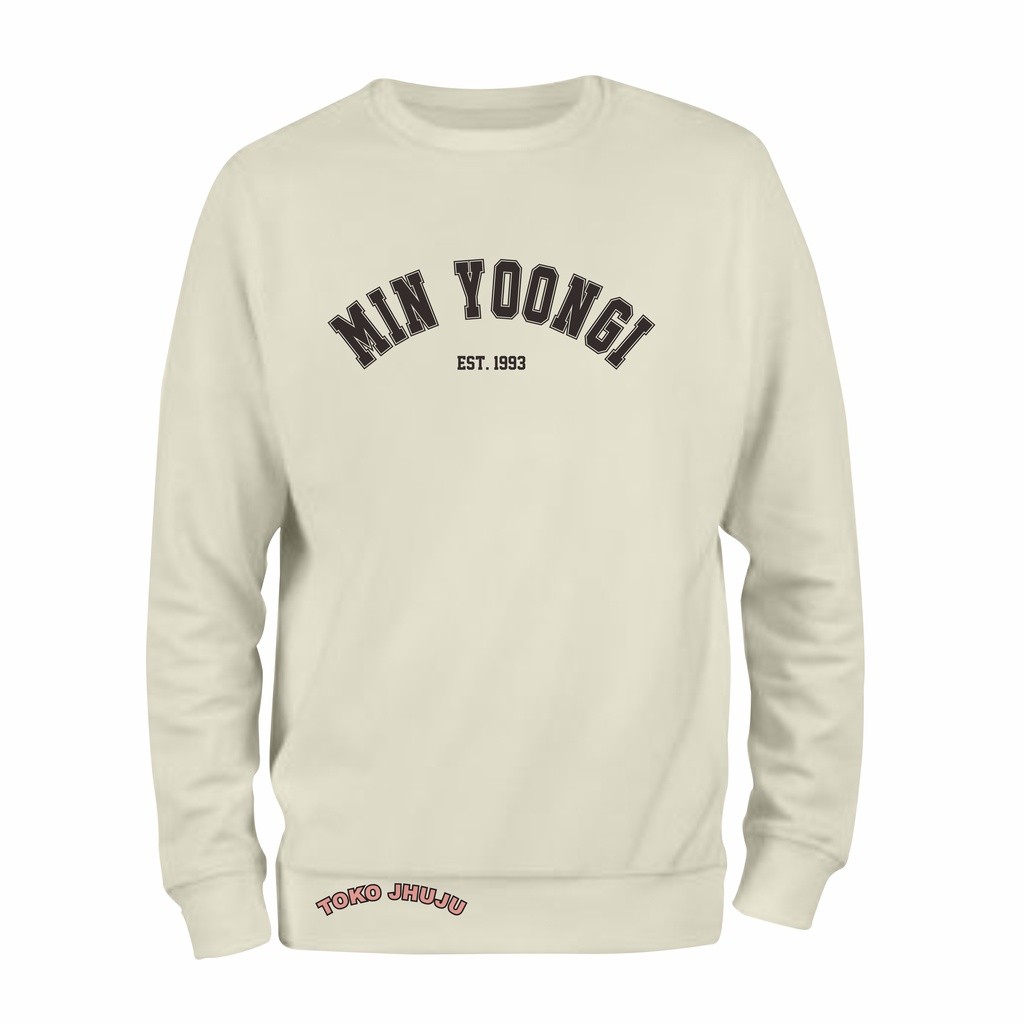 Sweater Suga Min Yoongi BTS est 1993