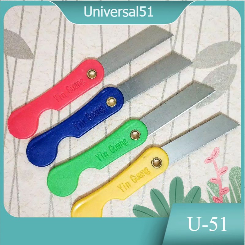 

A347-Pisau Cutter Lipat Silet Mini Warna Serbaguna Stainless Steel Satuan