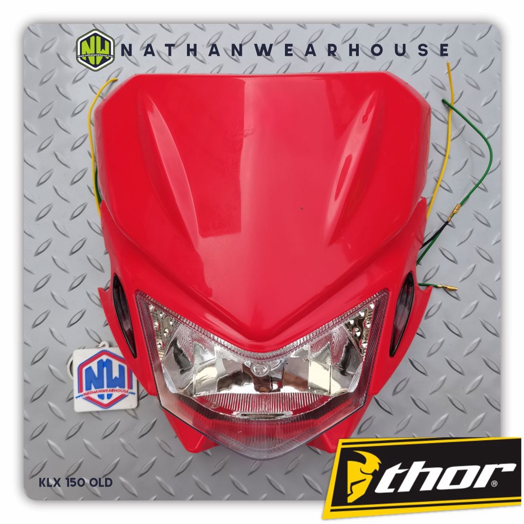 Headlamp Head Lamp Batok Lampu Depan plus Sein Reflektor KLX 150 OLD 2010