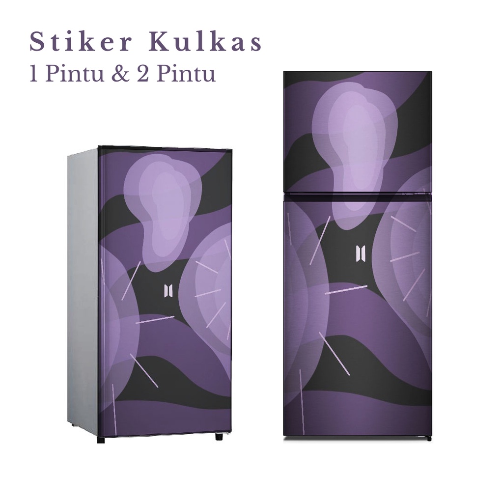 Stiker Kulkas 1 Pintu dan 2 Pintu motif BTS-13 - FX