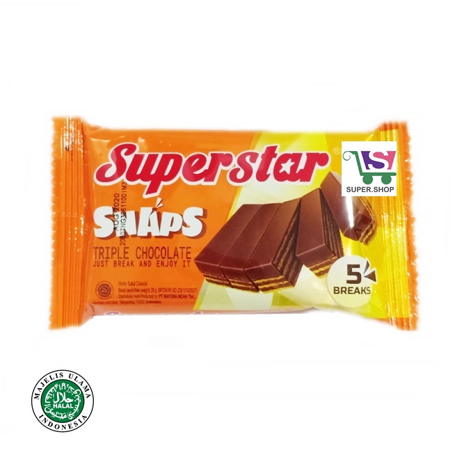 Superstar SNAPS Triple Chocolate 28 Gr