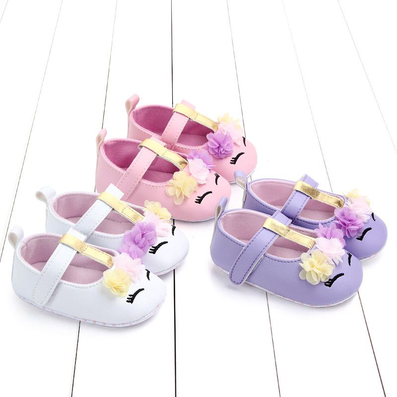 [ 0 - 18 bulan ] Sepatu prewalker pesta unicorn anak perempuan import cocok untuk ulangtahun