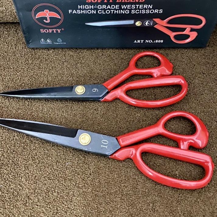 

GRATIS ONGKIR✅Gunting Softy / Gunting Kain Gagang Karet Premium / Gunting Taylor / Gunting Penjahit|RA1