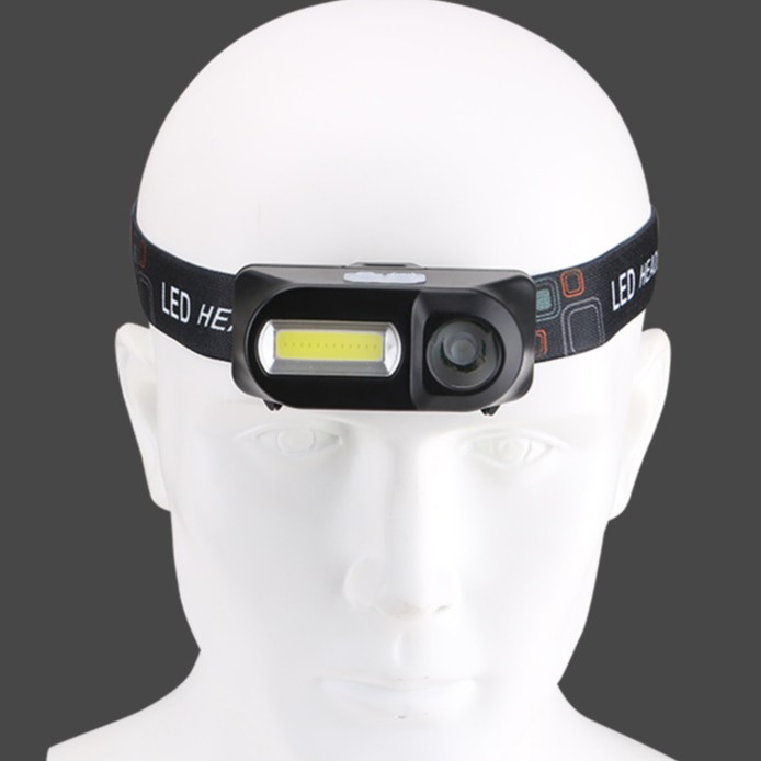 Headlamp Flashlight Headlight LED 3 Modes COB - KX-1804