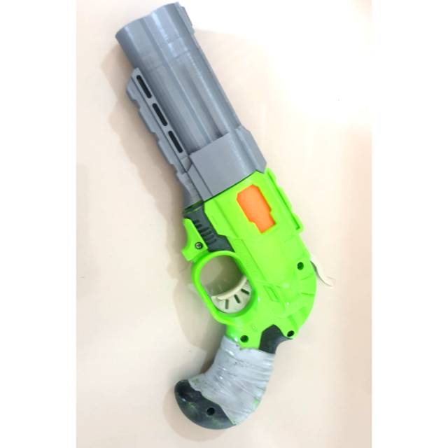 Nerf Zombie Double Strike 2nd Ext Barrel 3Dp & up grade power