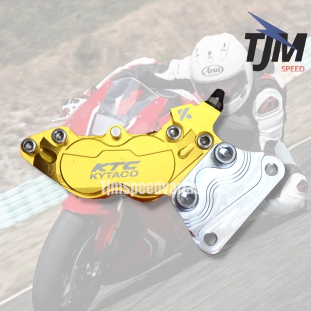 Kaliper KTC Kytaco 4 Piston CRM + Breket Kaliper R15 r 15 V3 Race Pro