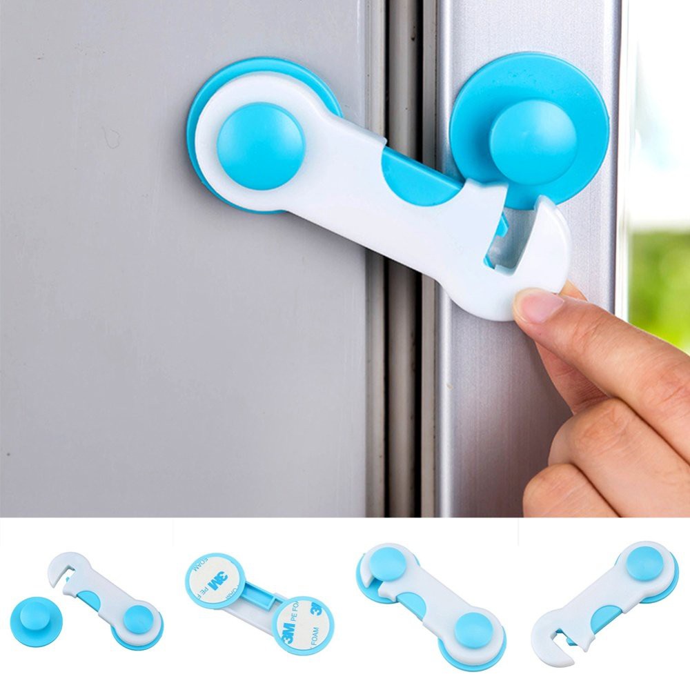 Kunci Pengaman Laci/Pintu Dari Anak Baby Safety Lock / Pengaman Laci Lemari Baby Lock Strap Pagar