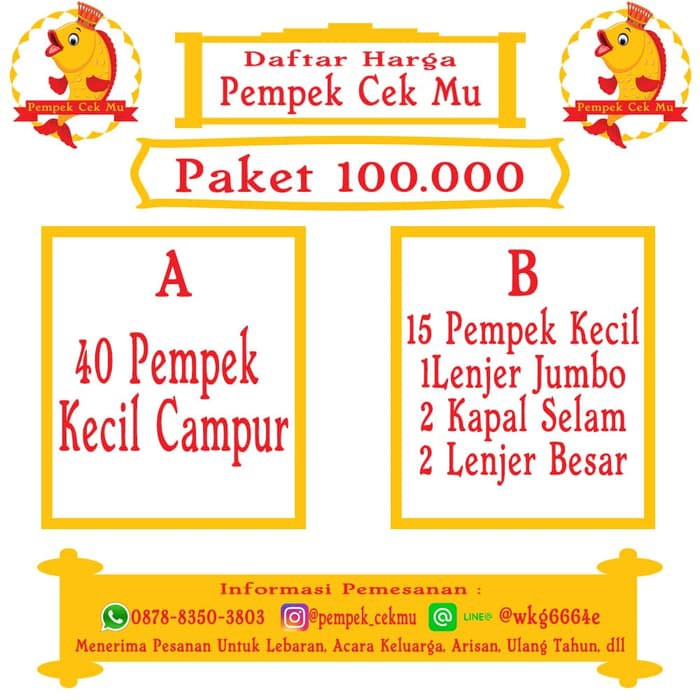 

Paket Pempek Palembang 100 - Pempek Ikan Asli Best seller