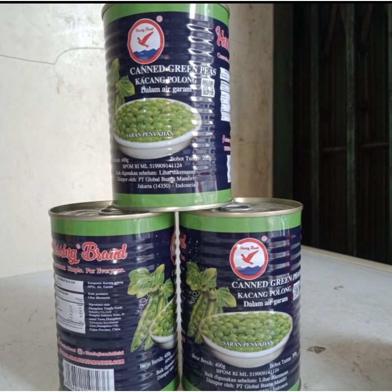 

Kacang polong/Cannes Green Pedas- Herring brand