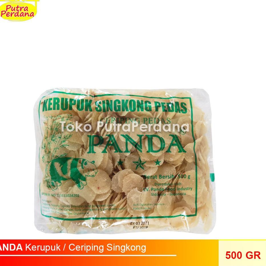 

[ NEW DROP ] KERUPUK/CERIPING Singkong Cap Panda 500gr