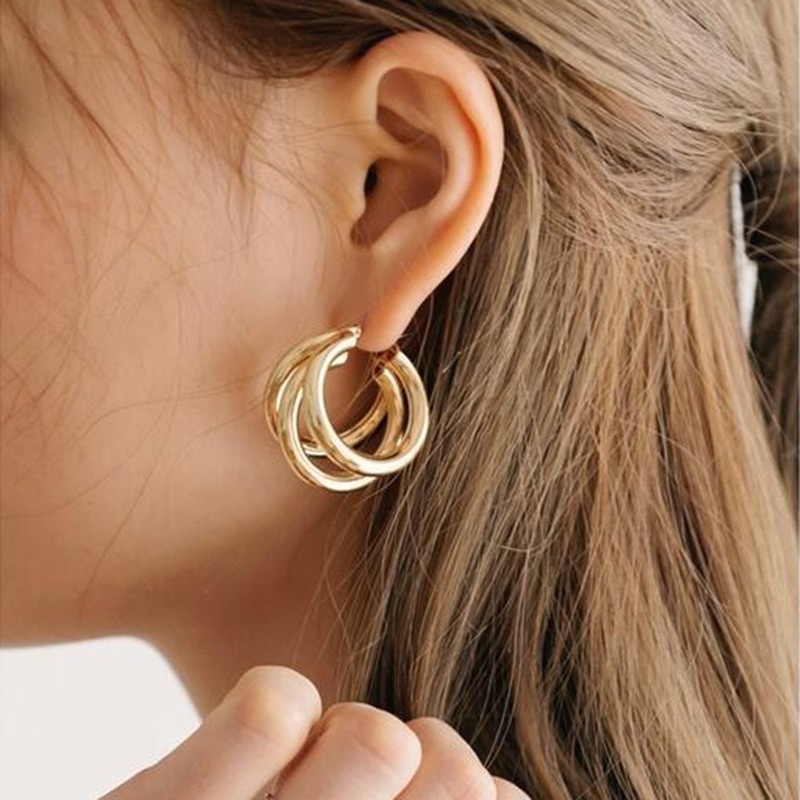 New Design High Quality Fashion Round Earrings For Summer