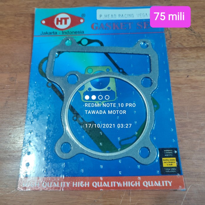 PAKING RACING BLOK HEAD ATAS UKURAN 75 YAMAHA JUPITER VEGA CRIPTON
