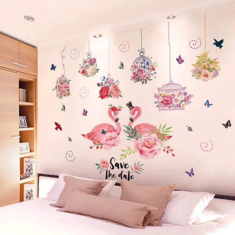 3D tiga dimensi stiker  dinding  stiker  Kamar  tidur  anak  