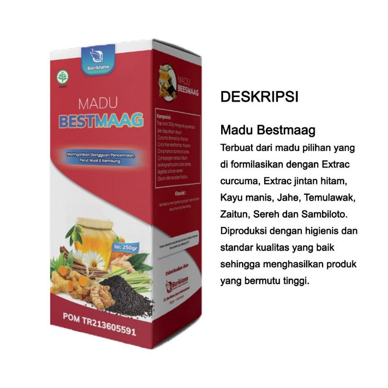 Madu Bestmaag - Madu Maag Asam Lambung GERD Perut Kembung Mual