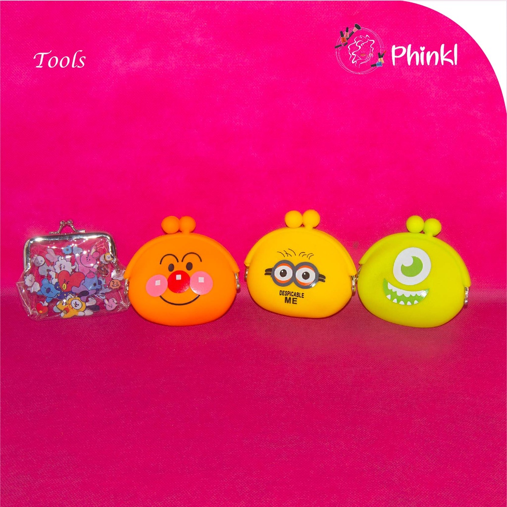 `ღ´ PHINKL `ღ´ Dompet koin murah silikon tempat uang untuk anak dewasa awet