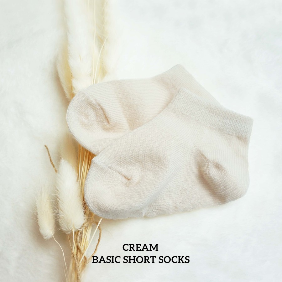 Little Palmerhaus Basic Short Socks With ANTISLIP / Kaos Kaki Pendek Anak 12-24m