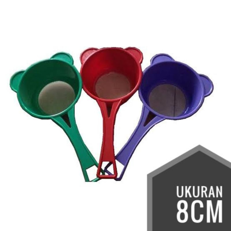 SARINGAN TEH PLASTIK BESAR 8CM Saringan Kopi