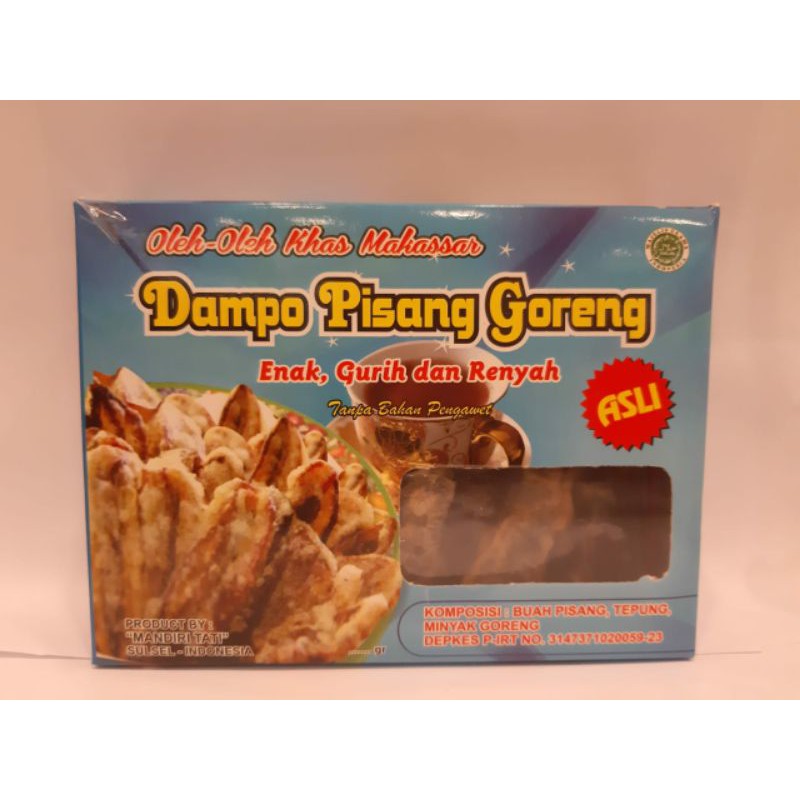 

Dampo Pisang Goreng Khas Makassar Mandiri Tati 150gr