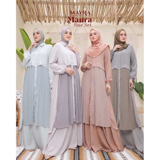 Maura Set  (Tunik & Rok ) ori by Mayra